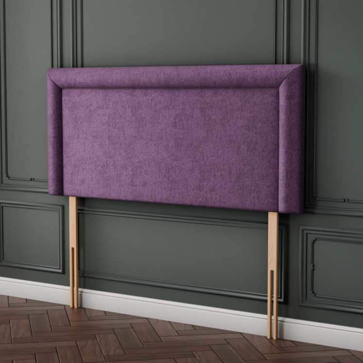 Ivy Bumper Plain Headboard - Lilac Naples