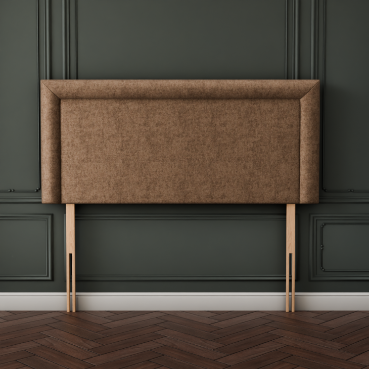 Ivy Bumper Plain Headboard - Mink Naples