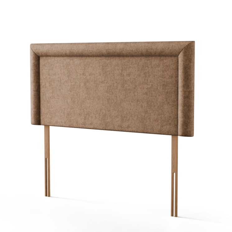 Ivy Bumper Plain Headboard - Mink Naples
