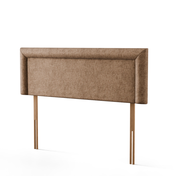 Ivy Bumper Plain Headboard - Mink Naples