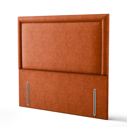 Ivy Bumper Plain Headboard - Orange Naples