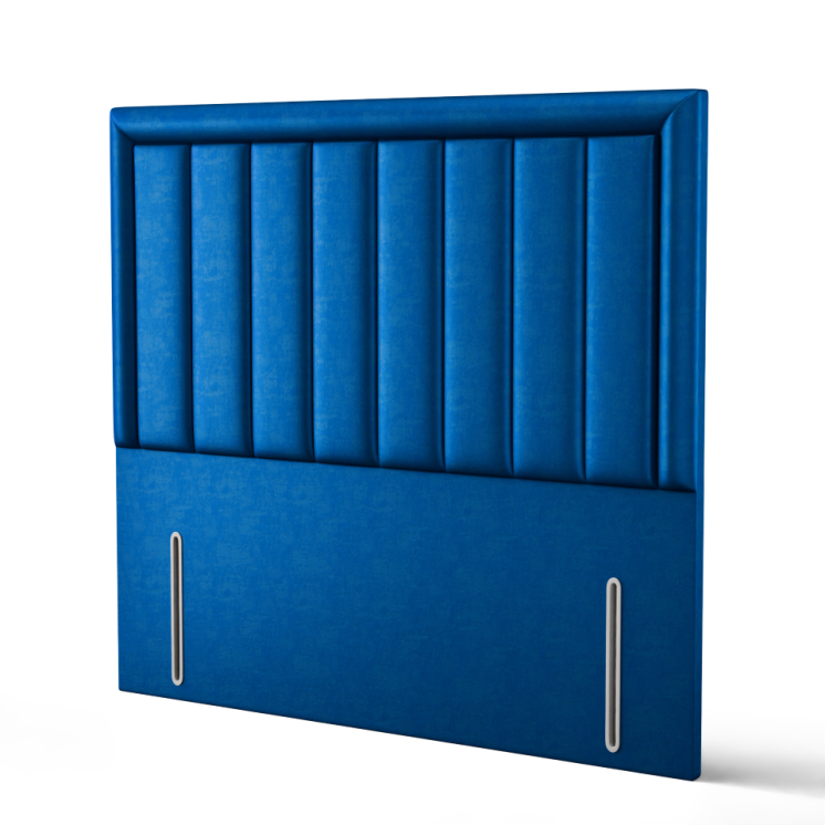 Elara Bumper Line Headboard - Blue Coniston