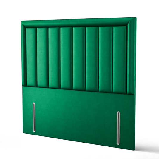 Elara Bumper Line Headboard - Emerald Coniston