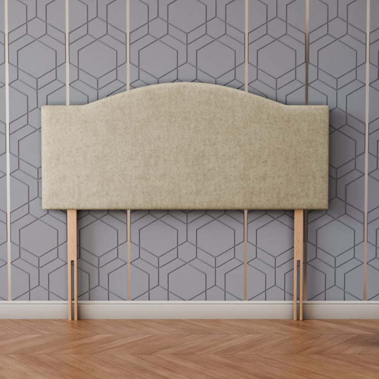 Rose Headboard - Cream Naples