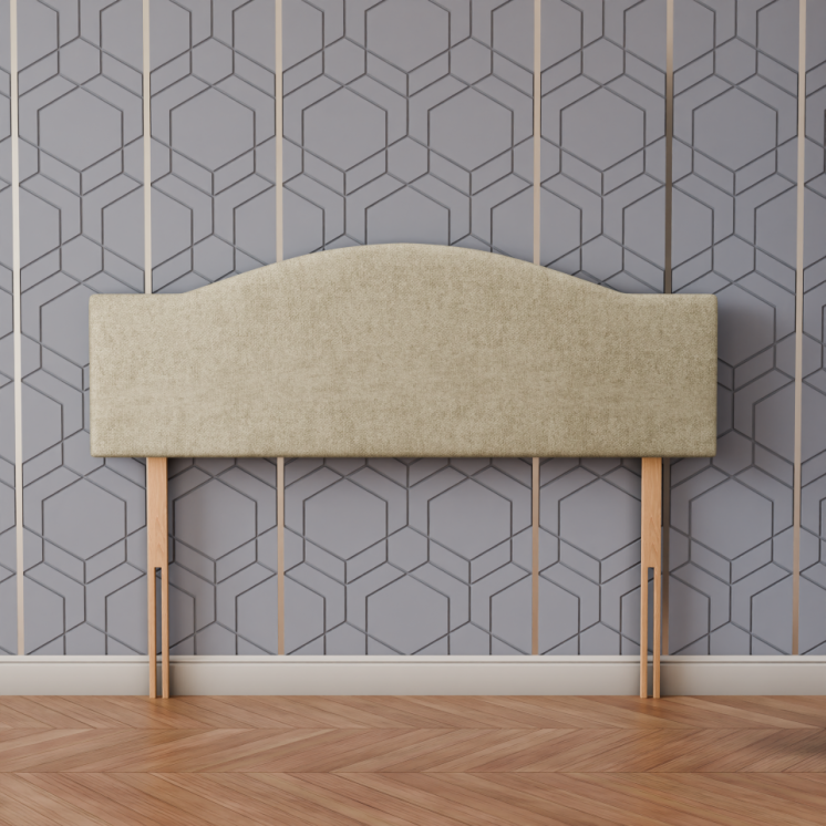 Rose Headboard - Cream Naples