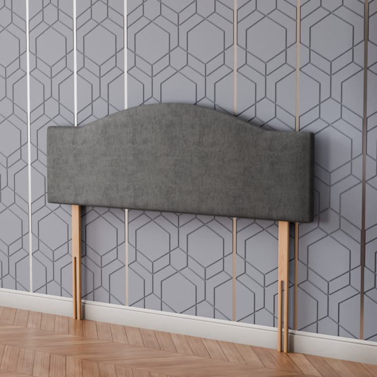 Rose Headboard - Grey Naples