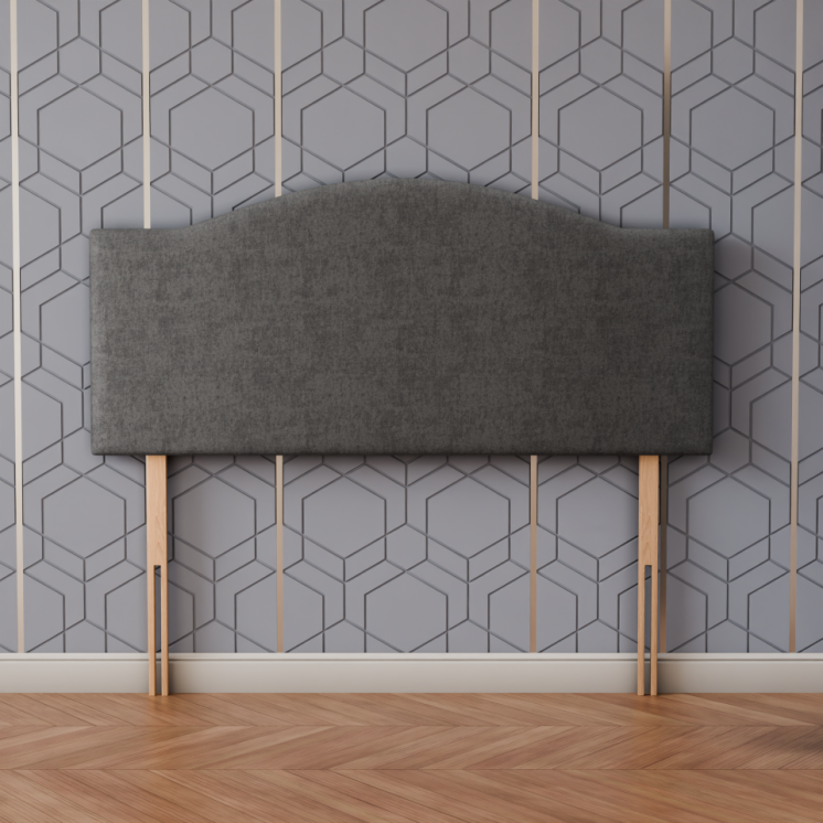 Rose Headboard - Grey Naples