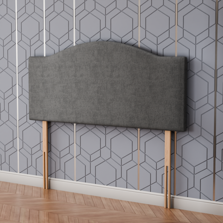 Rose Headboard - Grey Naples