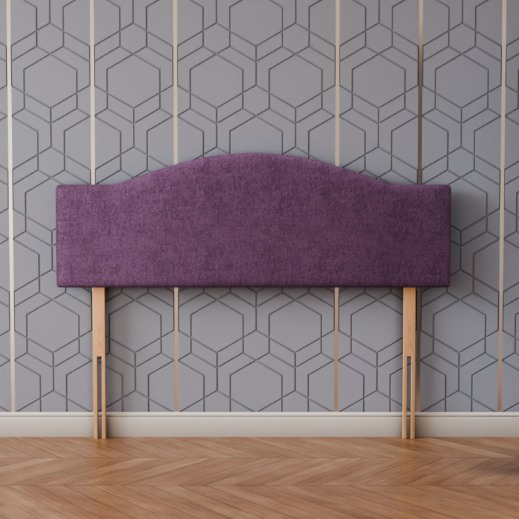 Rose Headboard - Lilac Naples