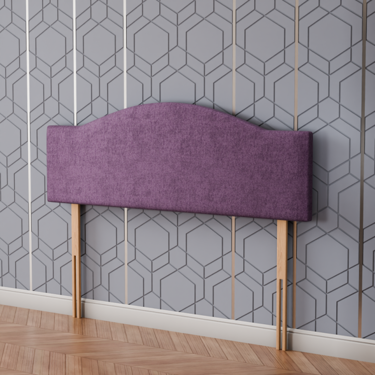 Rose Headboard - Lilac Naples