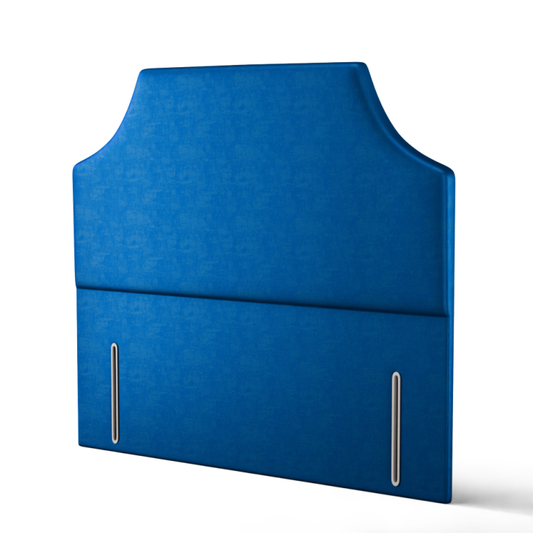 Emperor Curved Headboard - Blue Coniston