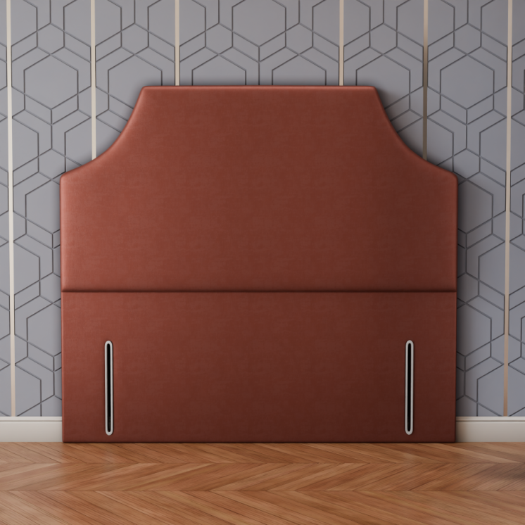 Emperor Curved Headboard - Claret Coniston