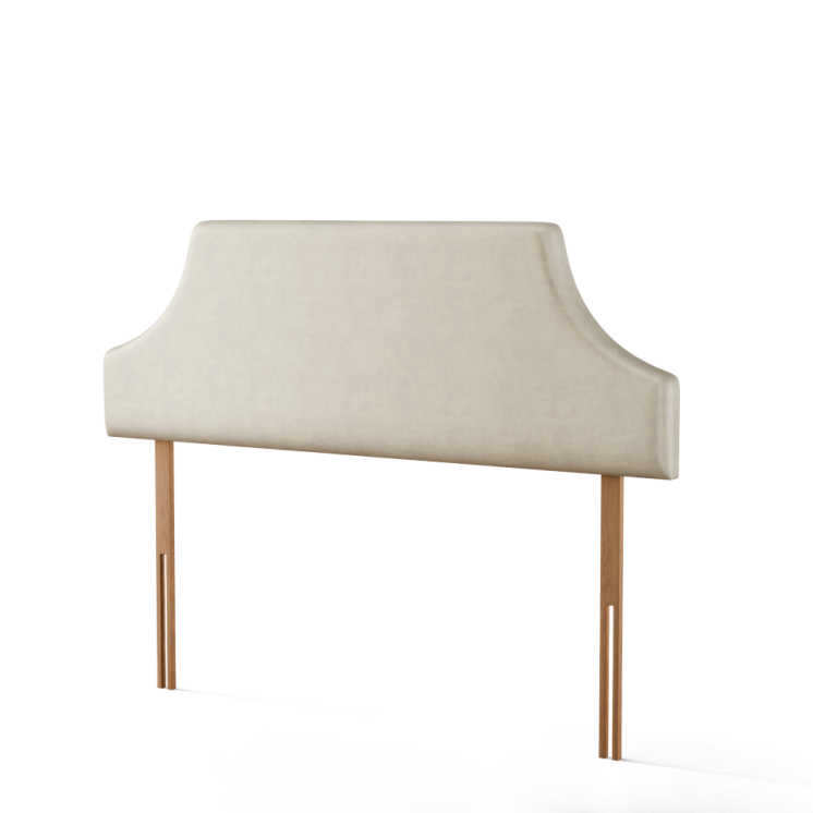Emperor Curved Headboard - Cream Coniston
