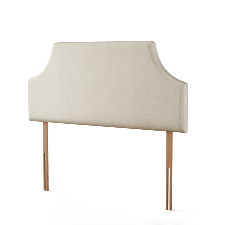 Emperor Curved Headboard - Cream Coniston