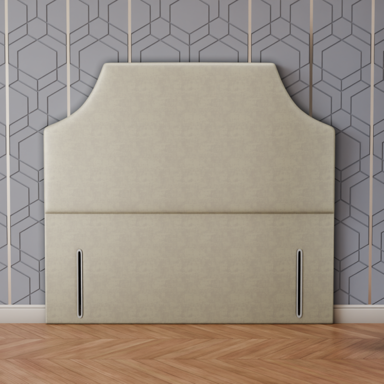 Emperor Curved Headboard - Cream Coniston