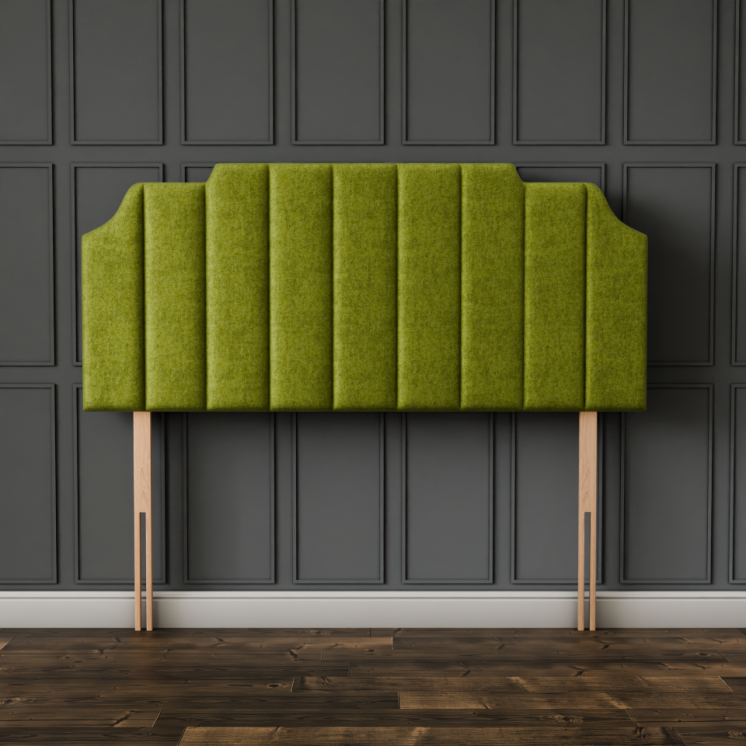 Knightsbridge Headboard - Olive Green Naples