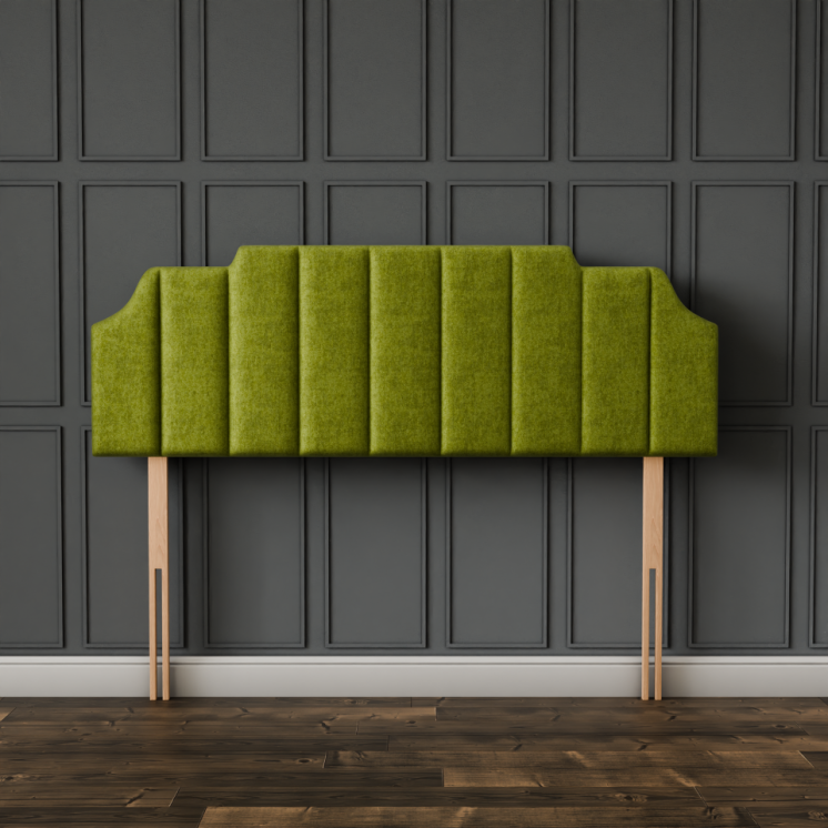 Knightsbridge Headboard - Olive Green Naples