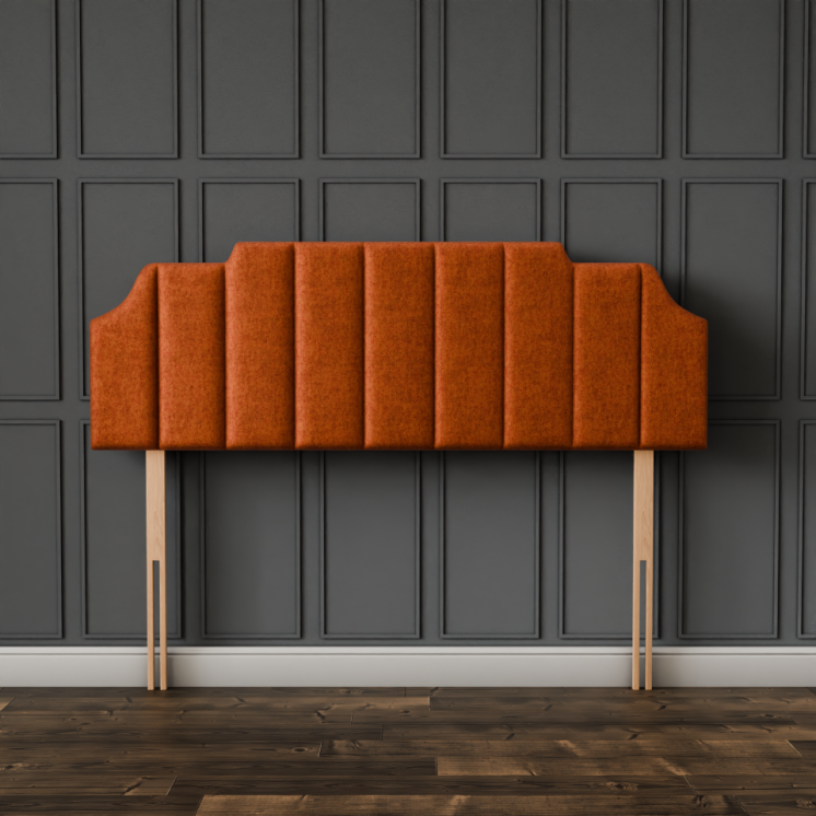 Knightsbridge Headboard - Orange Naples