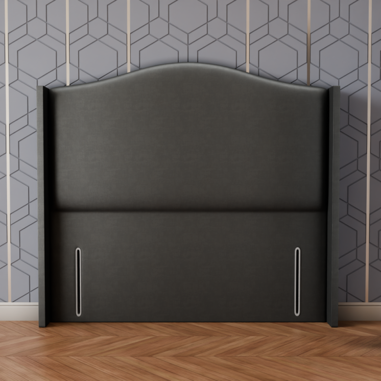 Hilton Wing Headboard - Grey Coniston