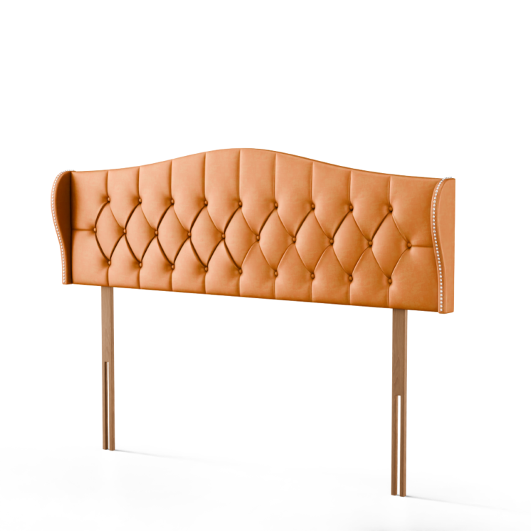 Meridian Wing Headboard - Turmeric Coniston