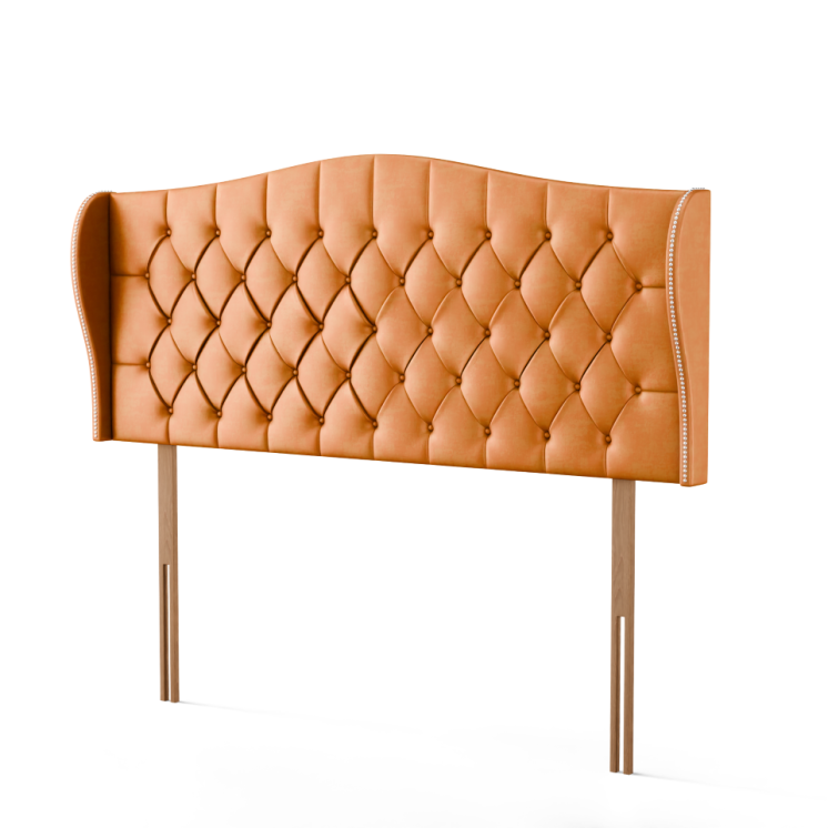 Meridian Wing Headboard - Turmeric Coniston