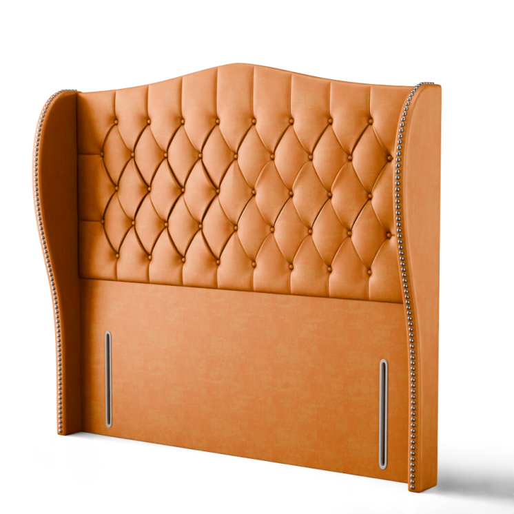 Meridian Wing Headboard - Turmeric Coniston