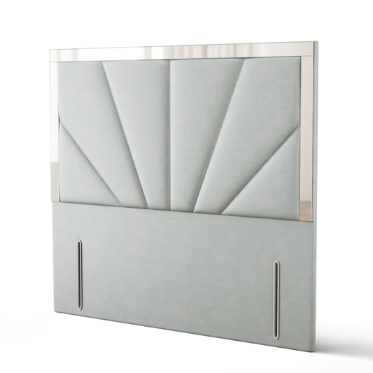 Horizon Mirror Headboard - Silver Coniston