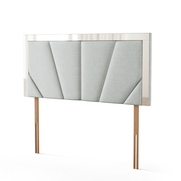 Horizon Mirror Headboard - Silver Coniston