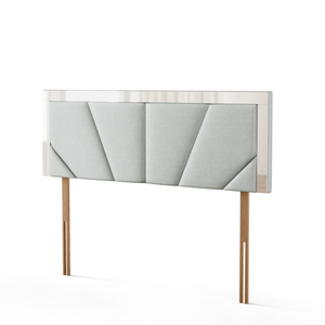 Horizon Mirror Headboard - Silver Coniston
