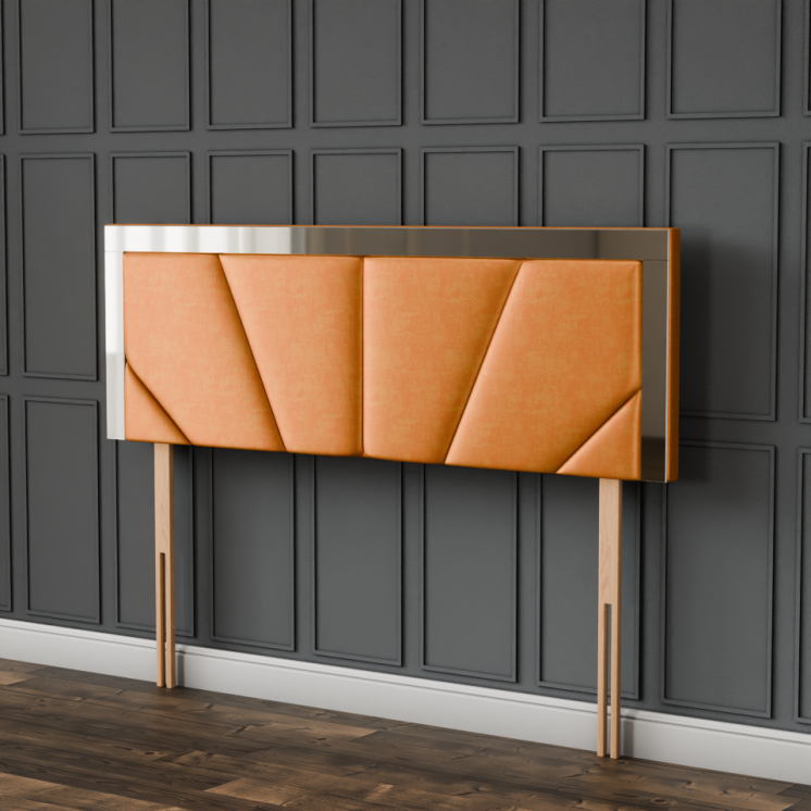 Horizon Mirror Headboard - Turmeric Coniston