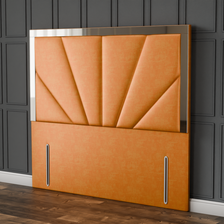 Horizon Mirror Headboard - Turmeric Coniston