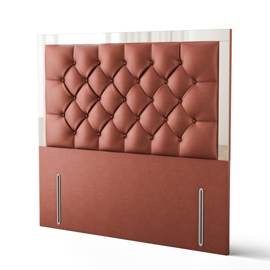 Bella Mirror Headboard - Claret Coniston
