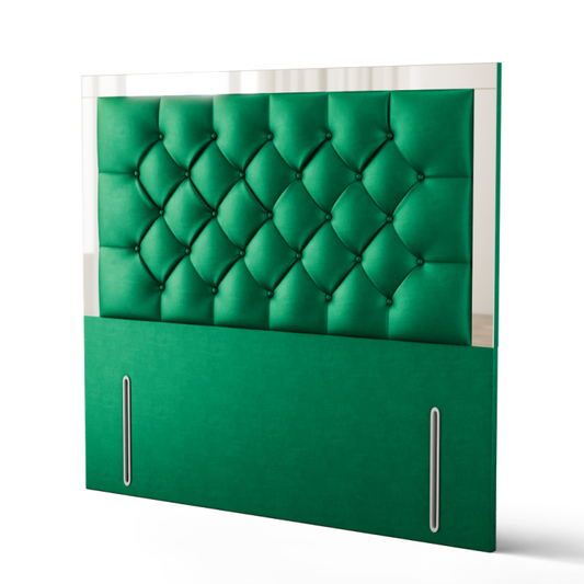 Bella Mirror Headboard - Emerald Coniston