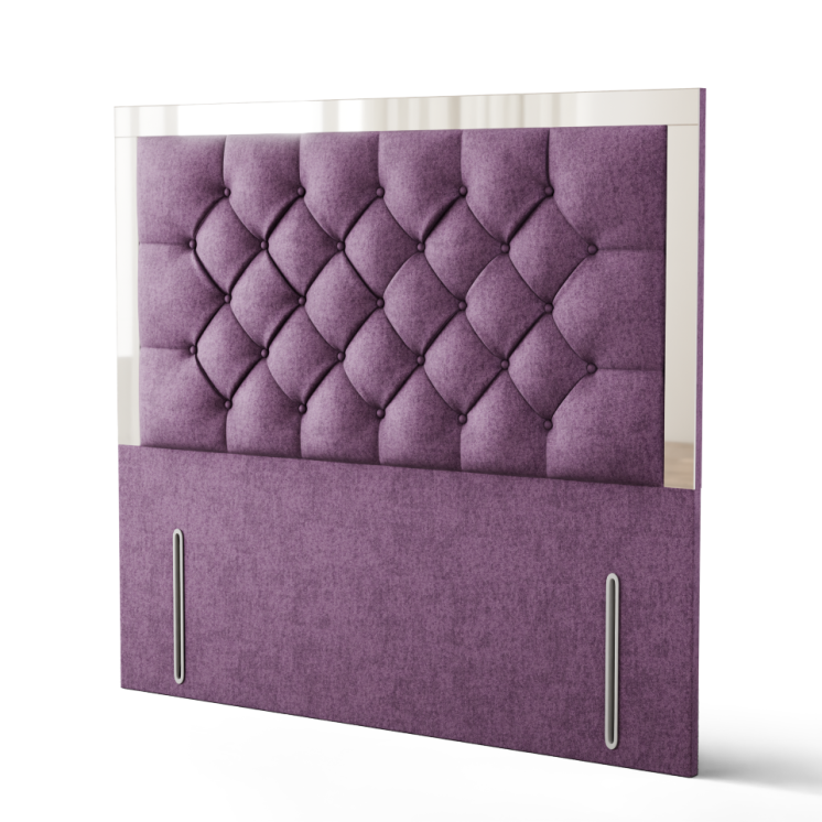 Bella Mirror Headboard - Lilac Naples