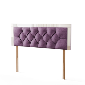 Bella Mirror Headboard - Lilac Naples