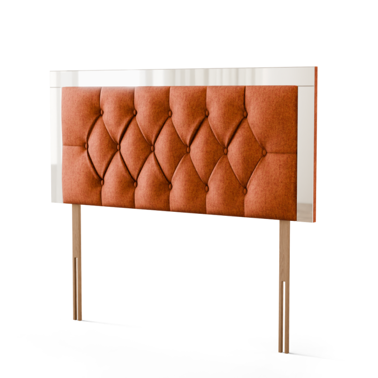 Bella Mirror Headboard - Orange Naples
