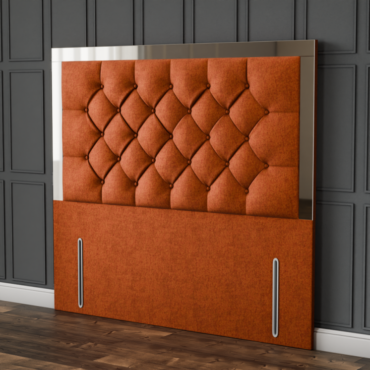 Bella Mirror Headboard - Orange Naples