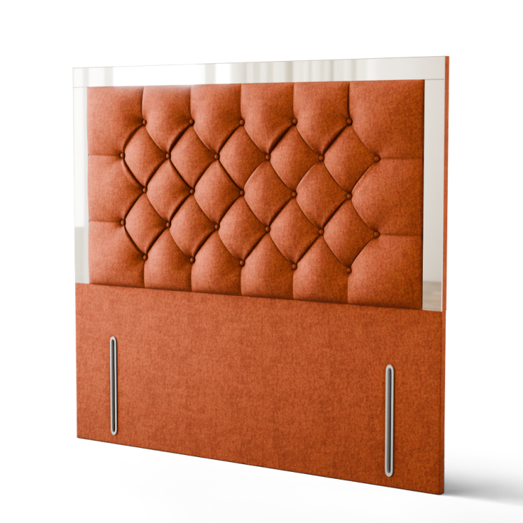 Bella Mirror Headboard - Orange Naples