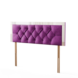 Bella Mirror Headboard - Purple Naples