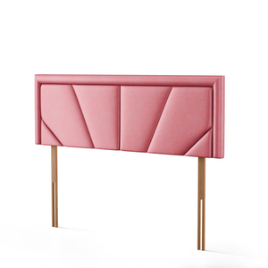 Horizon Bumper Headboard - Pink Coniston
