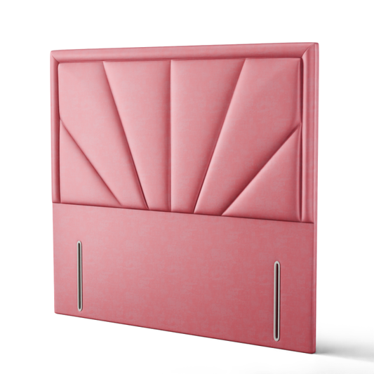 Horizon Bumper Headboard - Pink Coniston