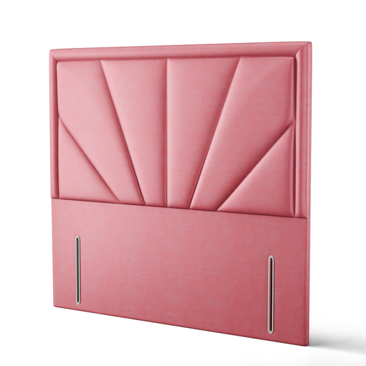 Horizon Bumper Headboard - Pink Coniston