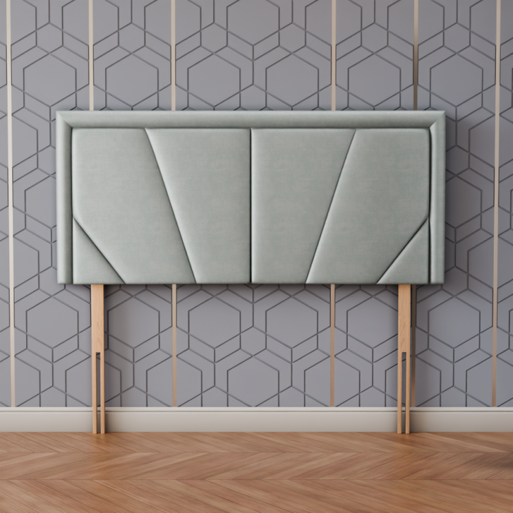 Horizon Bumper Headboard - Silver Coniston