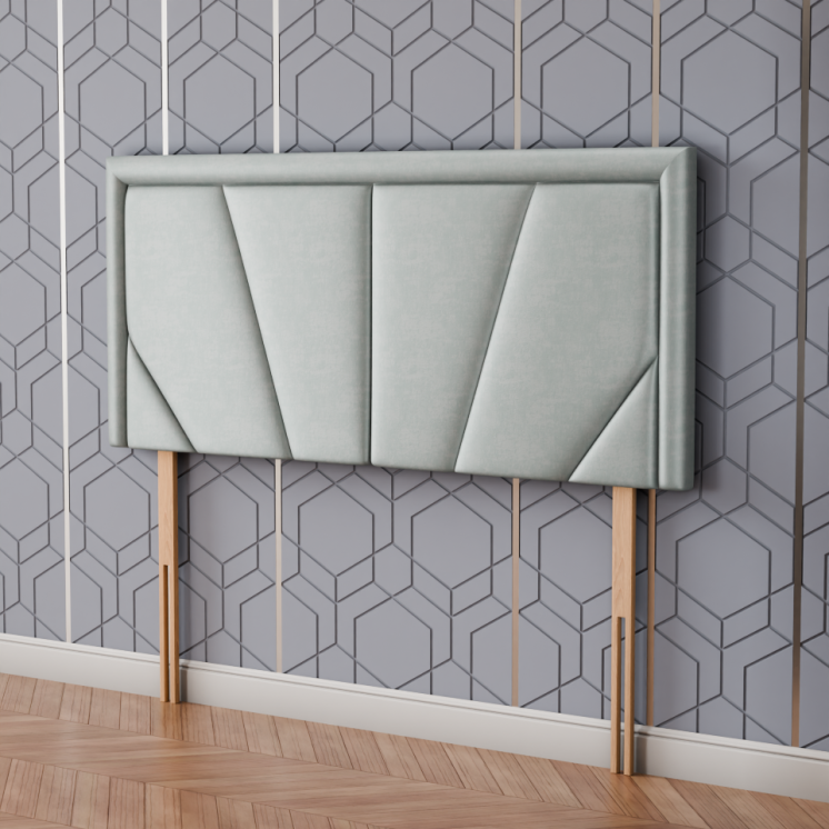 Horizon Bumper Headboard - Silver Coniston