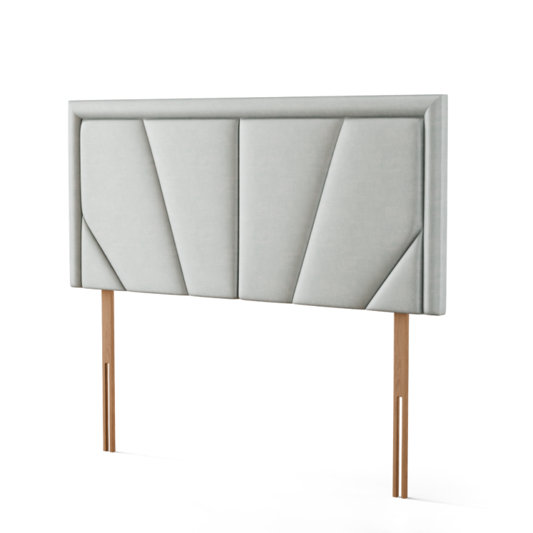 Horizon Bumper Headboard - Silver Coniston