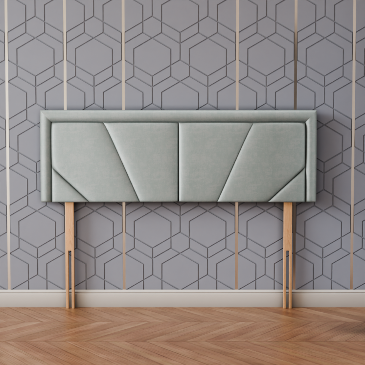Horizon Bumper Headboard - Silver Coniston
