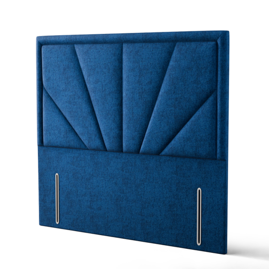Horizon Bumper Headboard - Blue Naples