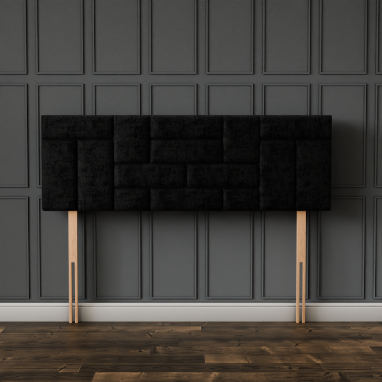 Majestic Multi Headboard - Black Naples