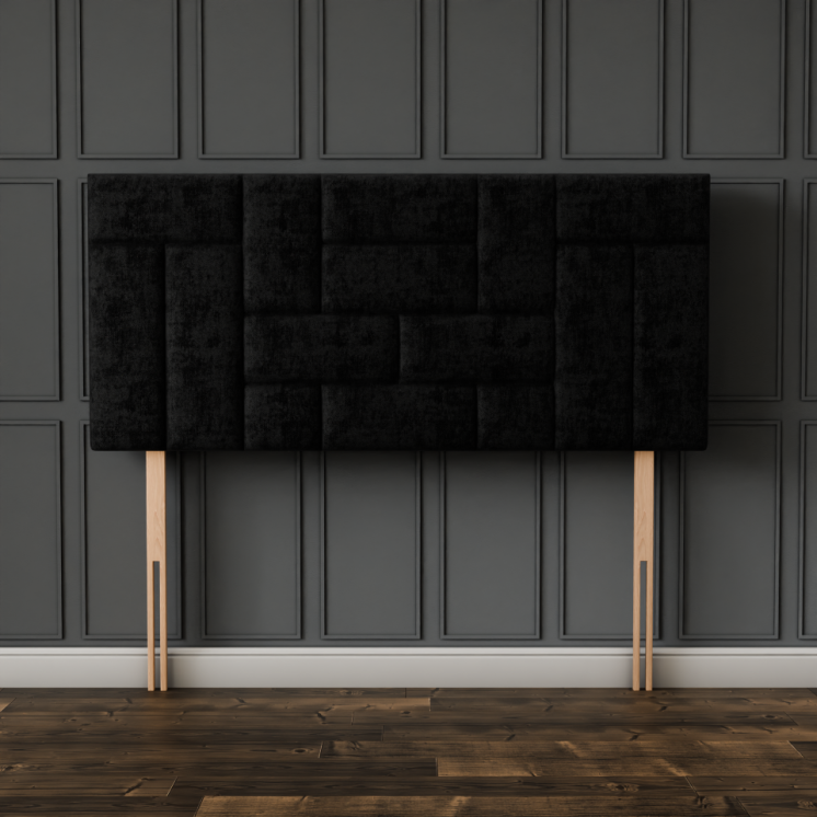 Majestic Multi Headboard - Black Naples