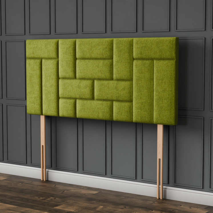 Majestic Multi Headboard - Olive Green Naples